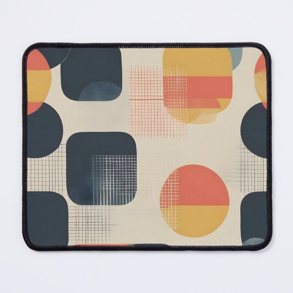 Item preview, Vintage Organic Geometric Abstract Retro Fashion Print designed and sold by NK-Studios .