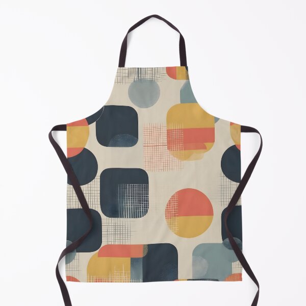 Item preview, Vintage Organic Geometric Abstract Retro Fashion Print designed and sold by NK-Studios .