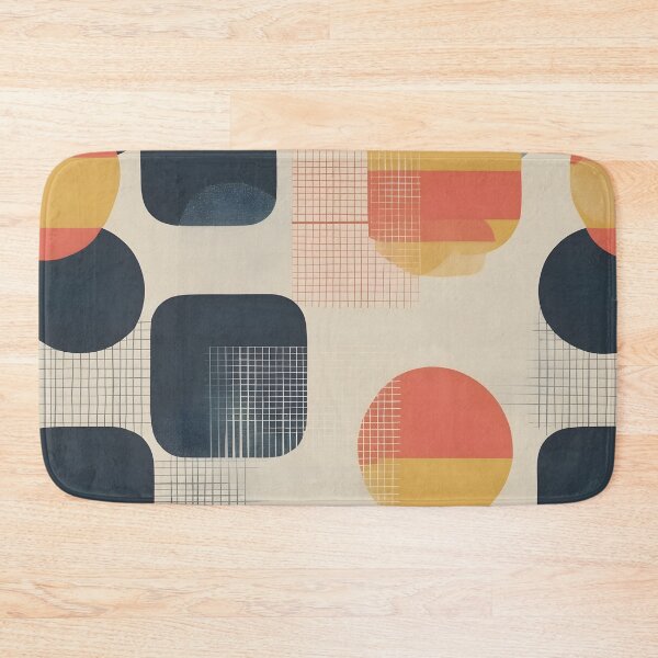 Item preview, Vintage Organic Geometric Abstract Retro Fashion Print designed and sold by NK-Studios .
