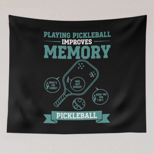 Item preview, Pickleball Playing Pickleball Improves Memory designed and sold by LuminOrb.