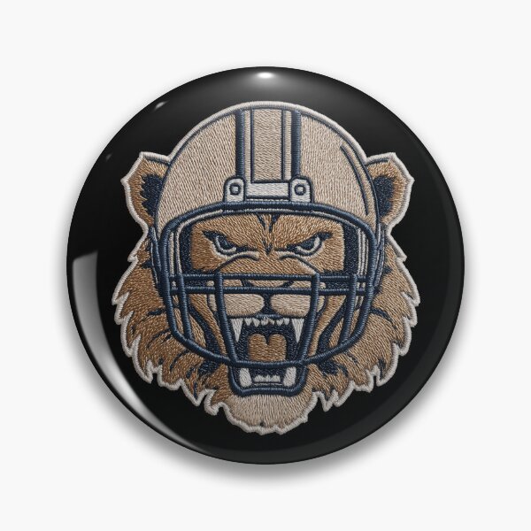 Item preview, Football Lion Patch Embroidery Fabric Stitched Patch designed and sold by HappyPatchClub.