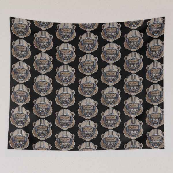 Item preview, Football Lion Patch Embroidery Fabric Stitched Patch designed and sold by HappyPatchClub.