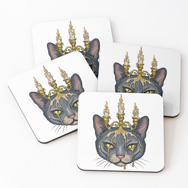 Item preview, Brain Melting Cat – 404 Error Funny Black Cat Design designed and sold by BlackCat Vibe.
