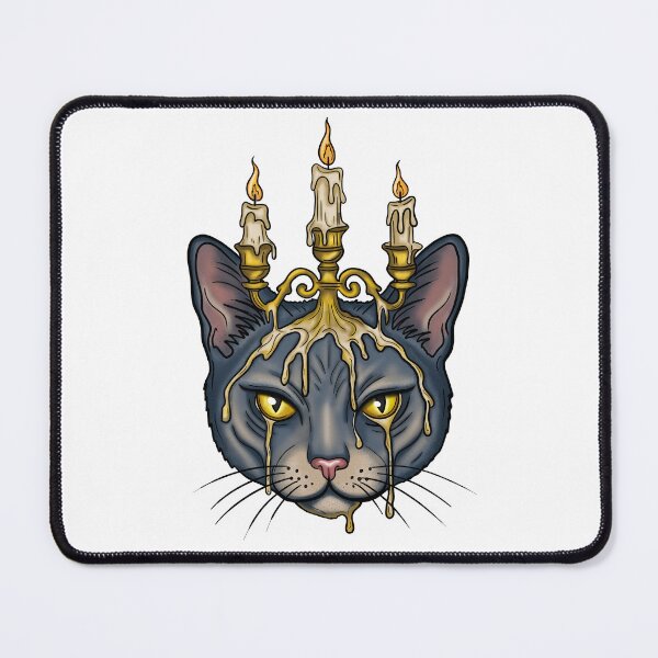 Item preview, Brain Melting Cat – 404 Error Funny Black Cat Design designed and sold by BlackCat Vibe.