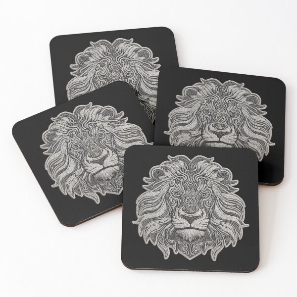 Item preview, Lion Head Patch Embroidery Fabric Stitched Patch designed and sold by HappyPatchClub.