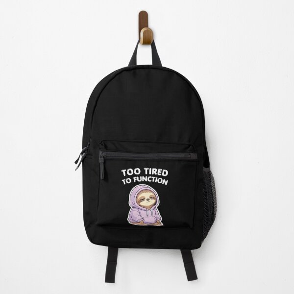 Item preview, Too Tired To Function Sloth – Funny Adulting Burnout Meme, Lazy Hoodie Animal designed and sold by Ladys-Gents.