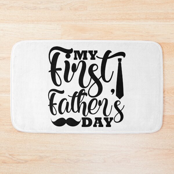 Item preview, My First Father's Day - New Dad Milestone Hero Cute Family Gift designed and sold by FuzionRaptor.