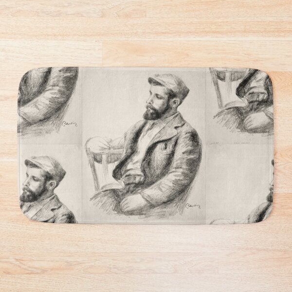 Item preview, Louis Valtat by Pierre-Auguste Renoir: Impressionist Portrait Fine Art Print designed and sold by artofuniverse.