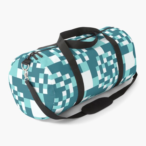 Item preview, Teal geometric seamless repeating pattern designed and sold by SeamlessDsign.