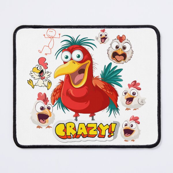 Item preview, Crazy Chicken Lady Funny Farm Shirt – Chicken Lover Gift, Backyard Hen Mom Humor, Cute Poultry Design designed and sold by Anasalseady.