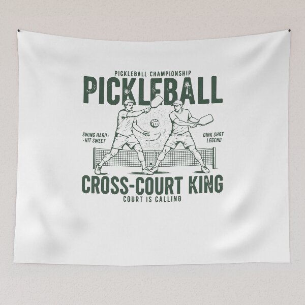 Item preview, Pickleball Cross Court King Love Pickleball Player designed and sold by LuminOrb.