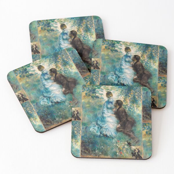 Item preview, Lovers by Pierre-Auguste Renoir: Romantic Impressionist Garden Poster designed and sold by artofuniverse.