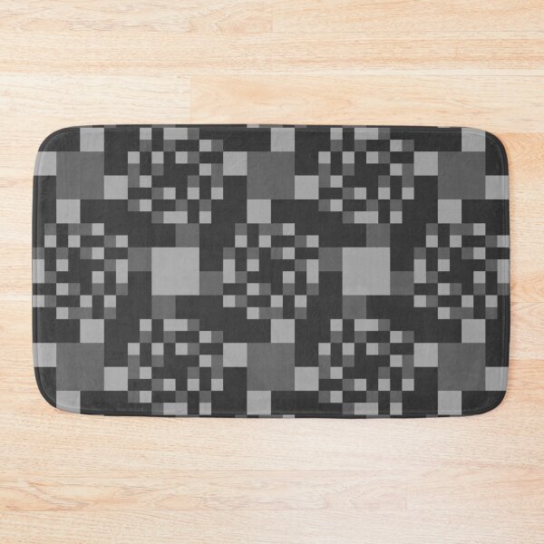 Item preview, Monochrome geometric seamless repeating pattern designed and sold by SeamlessDsign.