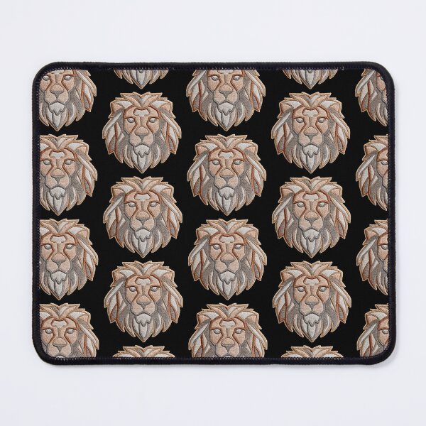 Item preview, Lion Head Patch Embroidery Fabric Stitched Patch designed and sold by HappyPatchClub.