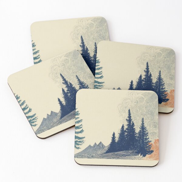 Item preview, Trees and mountains in nature designed and sold by anytka.