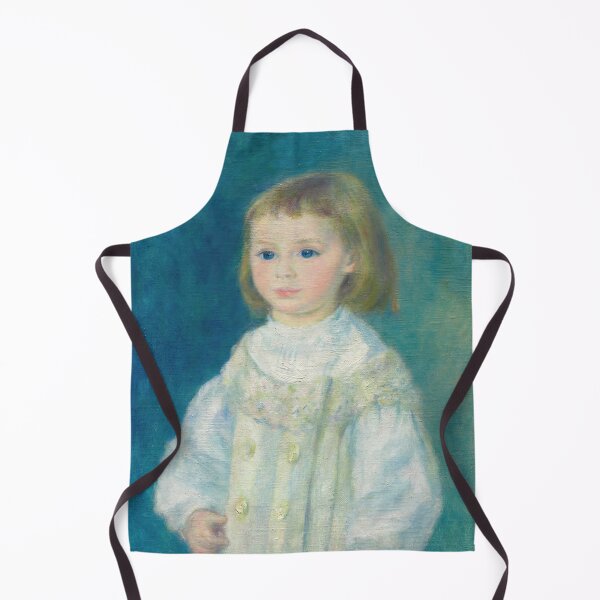 Item preview, Lucie Berard Child in White by Pierre-Auguste Renoir: Impressionist Child Portrait designed and sold by artofuniverse.