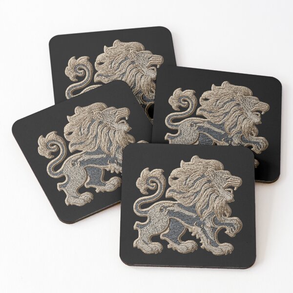 Item preview, Lion Patch Embroidery Fabric Stitched Patch designed and sold by HappyPatchClub.