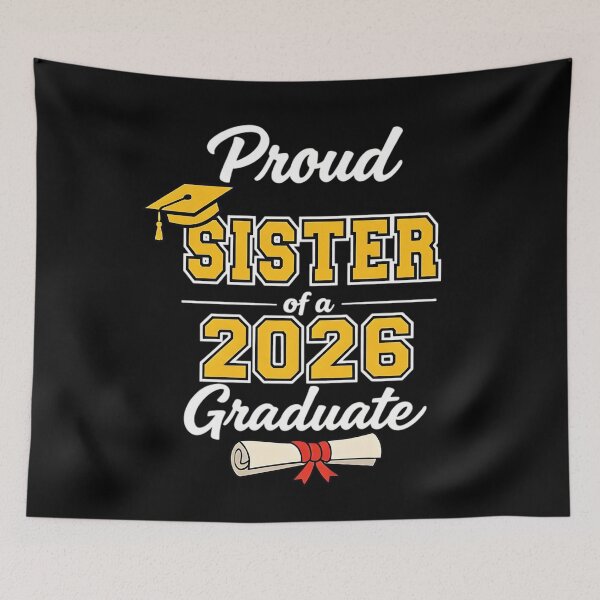 Item preview, Proud Sister Of A 2026 Graduate Class of 2026 Graduation Family designed and sold by clothesy7.