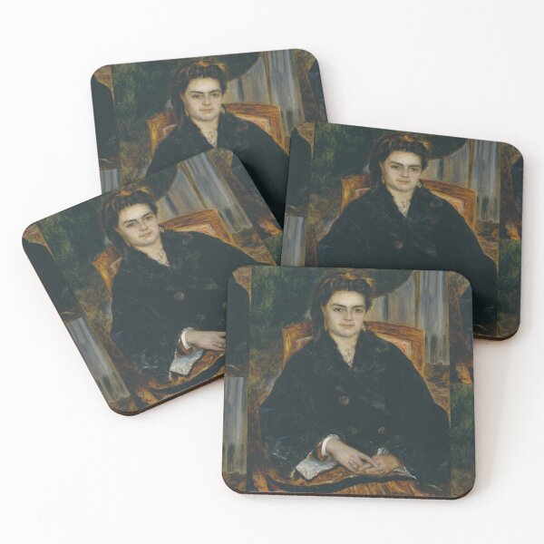 Item preview, Madame Edouard Bernier by Pierre-Auguste Renoir: Impressionist Portrait Poster designed and sold by artofuniverse.