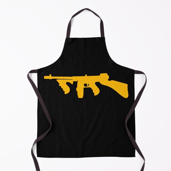 Item preview, Yellow Tommy Gun Silhouette designed and sold by UNK-Fatigues.