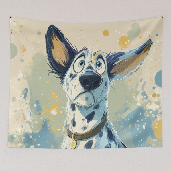 Item preview, Dogs curious, funny face designed and sold by anytka.