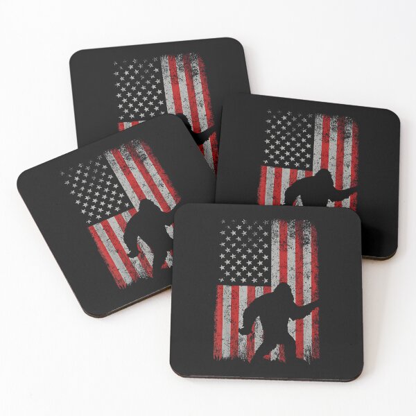 Item preview, Patriotic American Flag Sasquatch Lover Gift Bigfoot Vintage designed and sold by Boutkimaewab.