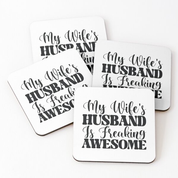 Item preview, My Wife's Husband Is Freaking Awesome - Funny Father's Day Gift designed and sold by FuzionRaptor.