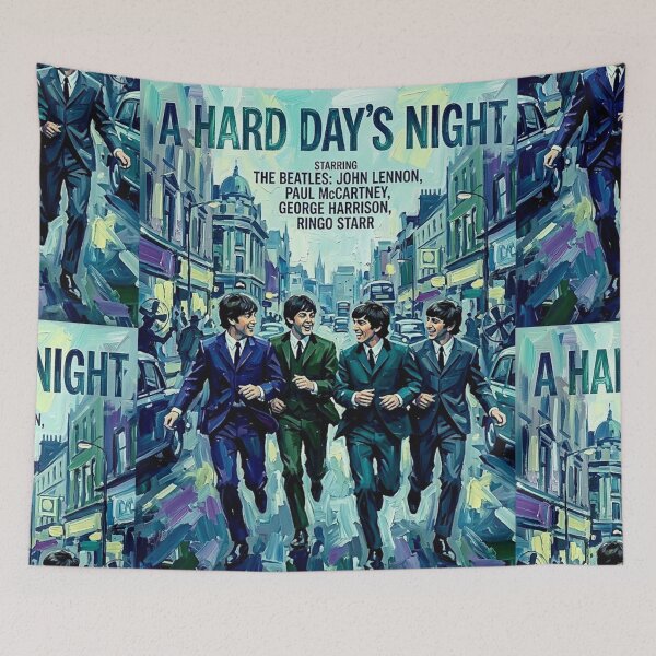 Item preview, The Fab Four on the Run: A Hard Day's Night Tribute designed and sold by Art's Diner.