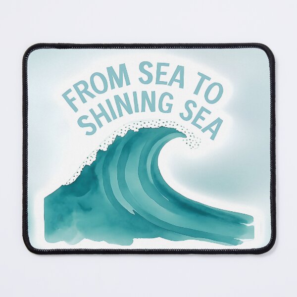 Item preview, Ocean Wave Design that Brings Hope for a More Connected World designed and sold by WaterfallWilds.