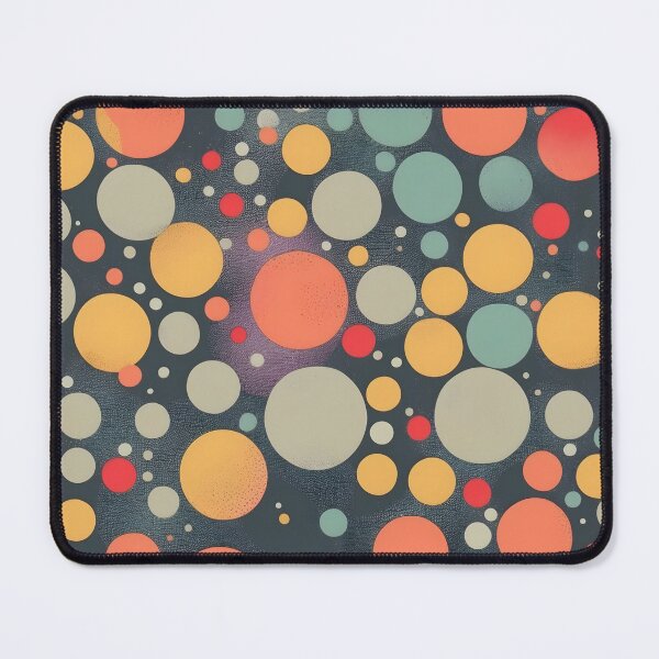 Item preview, Vintage Organic Polka Dot Abstract Retro Fashion Print designed and sold by NK-Studios .