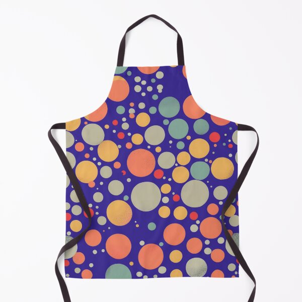 Item preview, Vintage Organic Polka Dot Abstract Retro Fashion Print designed and sold by NK-Studios .