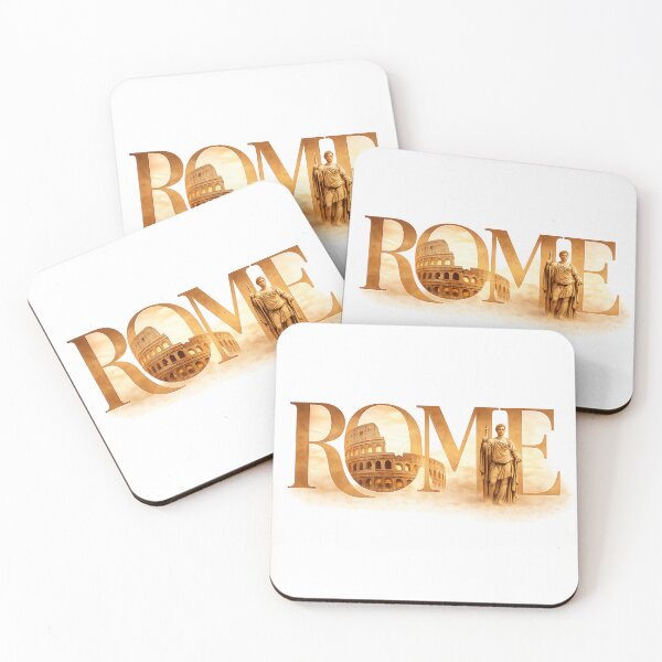 Item preview, Rome Colosseum Vintage Typography Design designed and sold by MIArt Studio.