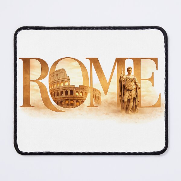 Item preview, Rome Colosseum Vintage Typography Design designed and sold by MIArt Studio.