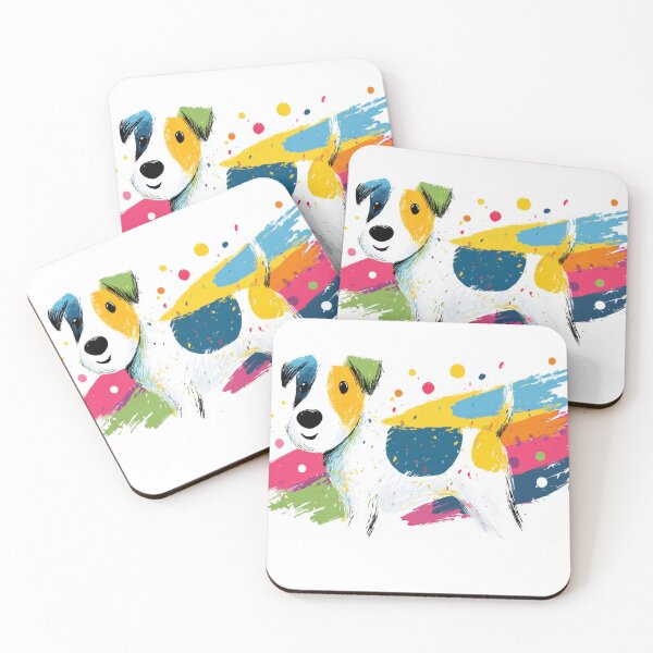 Item preview, Cute dog with colorful patterns designed and sold by anytka.