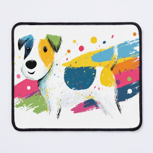 Item preview, Cute dog with colorful patterns designed and sold by anytka.