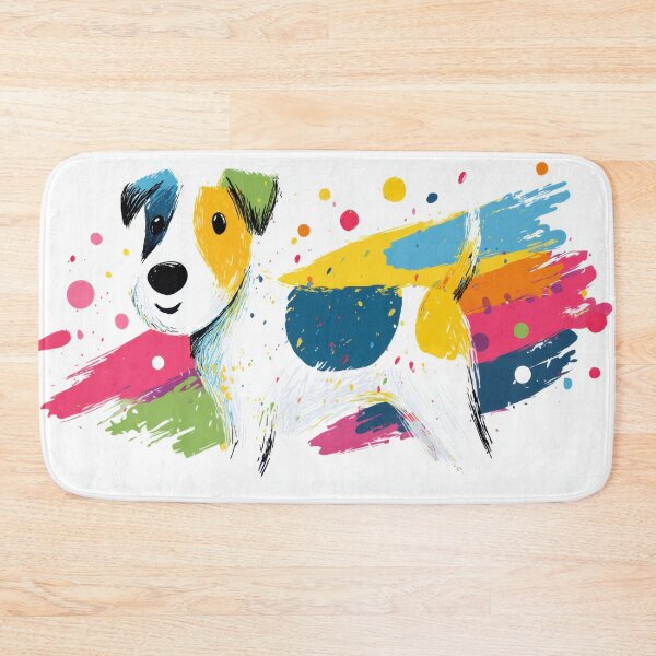 Item preview, Cute dog with colorful patterns designed and sold by anytka.