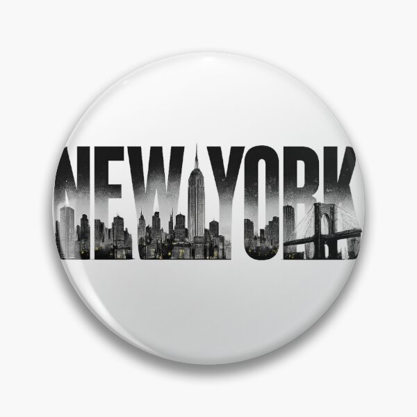 Item preview, New York Skyline Typography City Design designed and sold by MIArt Studio.