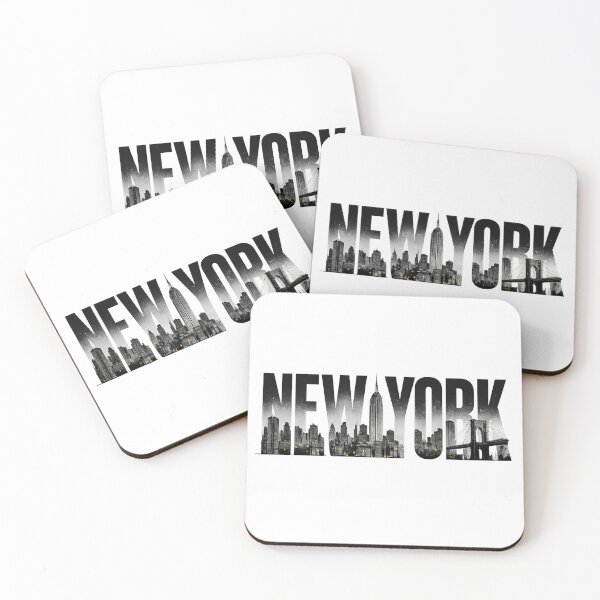 Item preview, New York Skyline Typography City Design designed and sold by MIArt Studio.