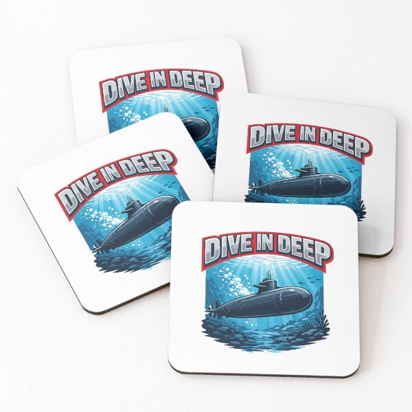 Item preview, Dive In Deep Submarine Ocean Design designed and sold by Combat Skies.