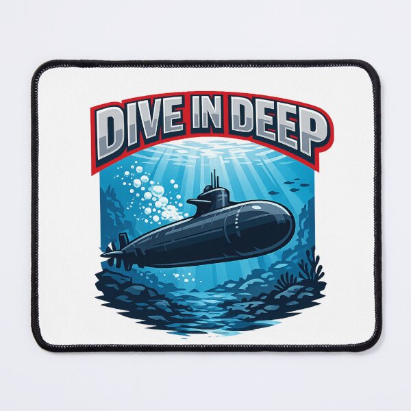 Item preview, Dive In Deep Submarine Ocean Design designed and sold by Combat Skies.