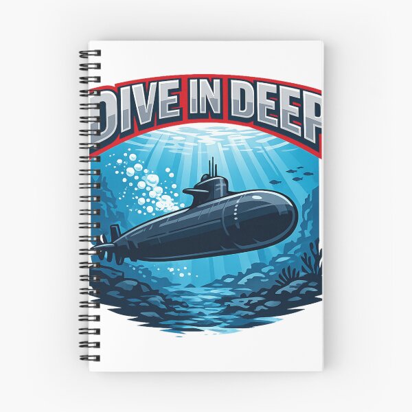 Item preview, Dive In Deep Submarine Ocean Design designed and sold by Combat Skies.