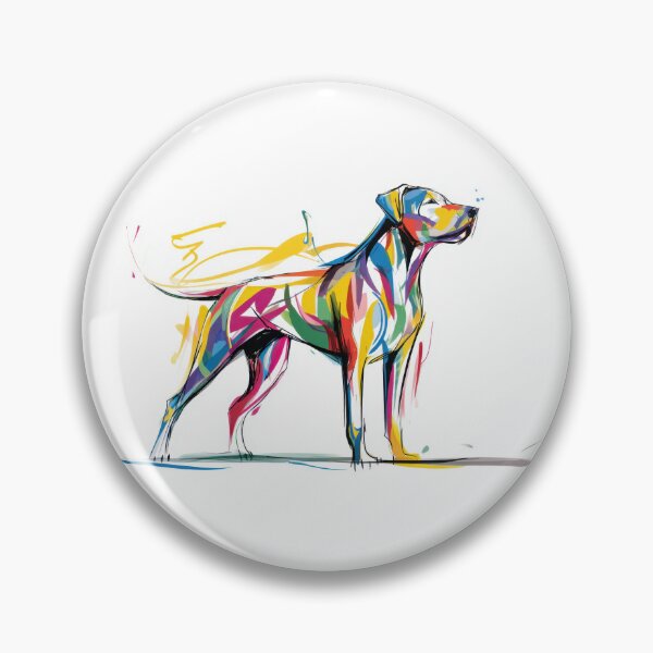 Item preview, Colorful dog standing tall designed and sold by anytka.
