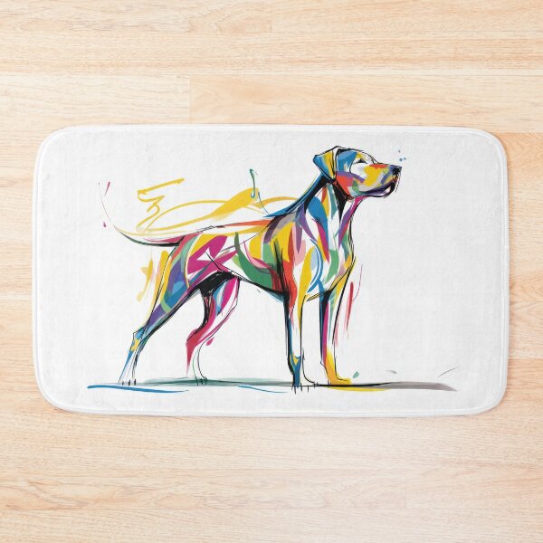 Item preview, Colorful dog standing tall designed and sold by anytka.