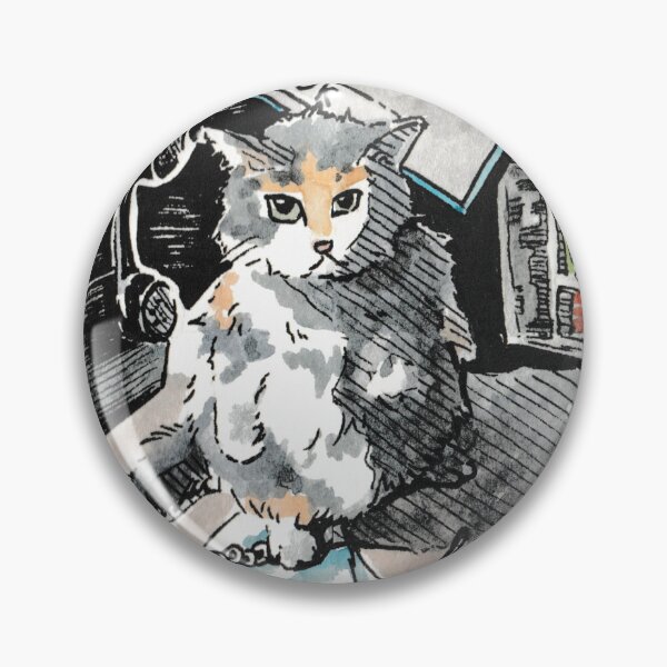 Item preview, cats & technology pattern designed and sold by crissini.