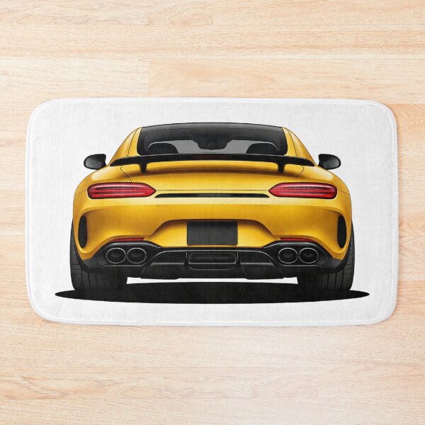 Item preview, Yellow German Sports Car Rear View – Performance Coupe Design designed and sold by GT Garage.