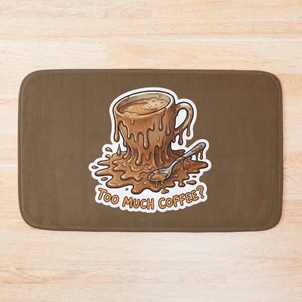 Item preview, Too Much Coffee? - Melting Coffee Cup Surreal Humor designed and sold by WowDezign.
