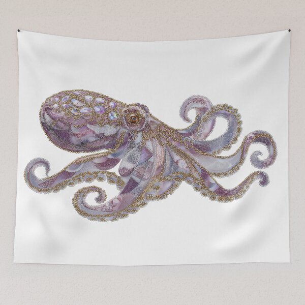 Item preview, Beaded octopus on display designed and sold by anytka.