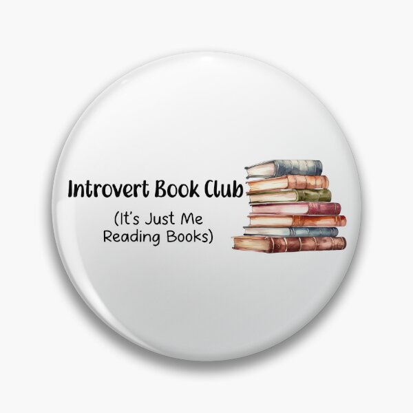 Item preview, Introvert Book Club (It’s Just Me Reading Books) designed and sold by TheLookingCas.