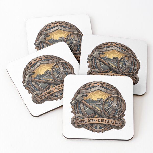 Item preview, Hammer down, blue collar way designed and sold by RisingWolfStudio.