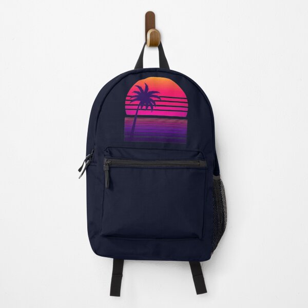 Item preview, "Retro Sunset Synthwave Palm" designed and sold by Dogandesighn.